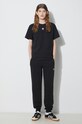 Памучен спортен панталон adidas Originals IA6479 черен SS24
