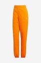 Îmbrăcăminte adidas Originals pantaloni de trening din bumbac IK7689 portocaliu