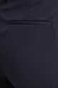 BOSS pantaloni de lana bleumarin 50490051