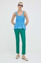 2NDDAY pantaloni de piele 2232562630 verde SS23