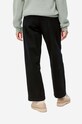 Carhartt WIP pantaloni de bumbac Cara I029802 negru SS24