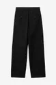 negru Carhartt WIP pantaloni de bumbac Cara