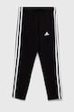 adidas spodnie dresowe dziecięce G 3S dzianina czarny IC6126