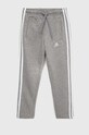 Adidas pantaloni de trening pentru copii G 3S imprimeu gri IC6127