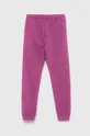 Дитячі спортивні штани Fila фіолетовий