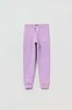 фіолетовий Дитячі бавовняні штани OVS Для дівчаток