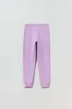 OVS spodnie dresowe bawełniane dziecięce fioletowy