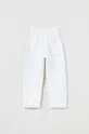 Παιδικό βαμβακερό παντελόνι OVS λευκό