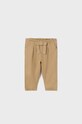 Mayoral spodnie niemowlęce tkanina beżowy 1516.4H.BABY.G