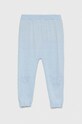 United Colors of Benetton spodnie niemowlęce dzianina niebieski 1036AF002.W.SEASONAL