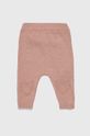 różowy United Colors of Benetton spodnie niemowlęce Dziewczęcy