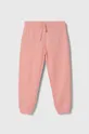 rosa United Colors of Benetton pantaloni tuta in cotone bambino/a Ragazze