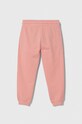 United Colors of Benetton spodnie dresowe bawełniane dziecięce 3J68CF02H.G.SEASONAL różowy AW23