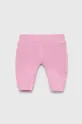 Хлопковые штаны для младенцев United Colors of Benetton розовый