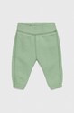Βρεφικό βαμβακερό παντελόνι United Colors of Benetton 3J70AF003.W.SEASONAL πράσινο SS23
