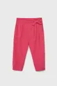 różowy Birba&Trybeyond spodnie dziecięce Dziewczęcy