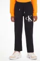 crna Dječji donji dio trenirke Calvin Klein Jeans Za djevojčice