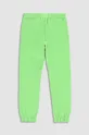 Coccodrillo spodnie dresowe bawełniane dziecięce zielony
