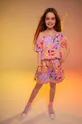 фіолетовий Дитячі бавовняні шорти Coccodrillo Для дівчаток