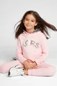 ροζ Παιδικό βαμβακερό παντελόνι Michael Kors Για κορίτσια