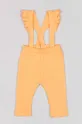 πορτοκαλί Παιδικό βαμβακερό παντελόνι zippy Για κορίτσια