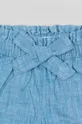 modrá Detské bavlnené nohavice zippy