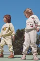 бежевий Дитячі спортивні штани Konges Sløjd Для дівчаток
