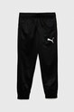 Puma spodnie dresowe dziecięce ACTIVE Tricot Pants cl B dzianina czarny 58698401.PPYX