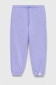 United Colors of Benetton spodnie dresowe dziecięce dzianina fioletowy 3UHRCF02Z.G.SEASONAL