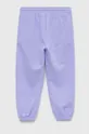 United Colors of Benetton spodnie dresowe dziecięce fioletowy