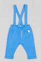 zippy pantaloni de bumbac pentru copii bumbac albastru ZNBAP0401.23003