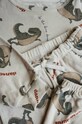 Dětské bavlněné tepláky Konges Sløjd KS4683 béžová SS23