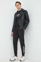 Παντελόνι φόρμας Calvin Klein Jeans μαύρο
