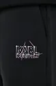 czarny Karl Lagerfeld spodnie dresowe