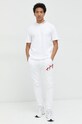 HUGO pantaloni de trening din bumbac 50482921 alb SS23