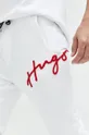 λευκό Βαμβακερό παντελόνι HUGO