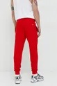 Tommy Jeans spodnie dresowe bawełniane czerwony