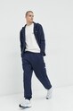 Tommy Jeans spodnie dresowe bawełniane DM0DM15849.PPYX granatowy SS23