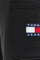 Tommy Jeans spodnie dresowe bawełniane czarny DM0DM15849.PPYX