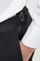 μαύρο Μάλλινο παντελόνι BOSS