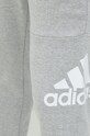 adidas pantaloni de trening din bumbac gri HA4345