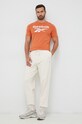 Reebok Classic pantaloni de trening din bumbac HS9153 bej SS23