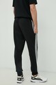Îmbrăcăminte adidas pantaloni de trening din bumbac HA4337 negru