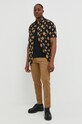 Hollister Co. spodnie KI330.3029.476 brązowy SS23
