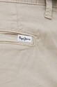 Pepe Jeans spodnie Harrow Poplin beżowy PM211555.845