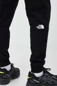 The North Face pantaloni de trening din bumbac negru NF0A827GJK31