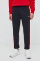 czerwony Lacoste spodnie dresowe