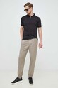 Emporio Armani spodnie 3R1PC0.1NRBZ beżowy SS23