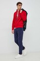 Ленен панталон Polo Ralph Lauren 710901796 тъмносин AW25