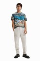 Брюки Desigual 23SMPW01 бежевый SS23